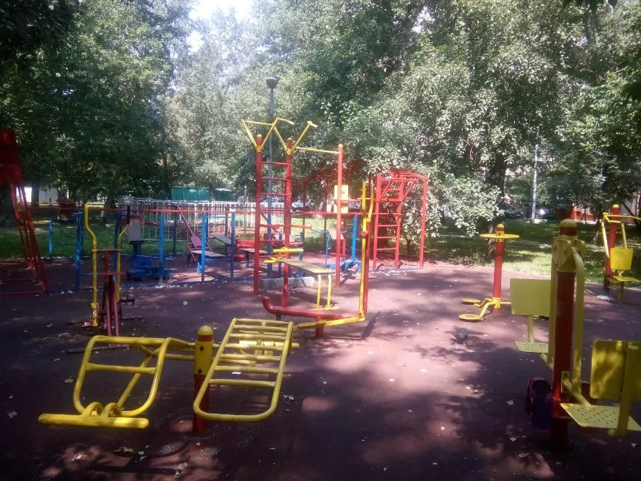 Шведська стінка на майданчику Calisthenics Park at Дмитровский проезд (дублёр), Москва – фото 2 з 2