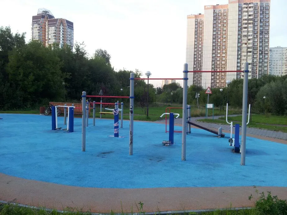 Bare paralele la Calisthenics Park at Никулинская улица, Москва – fotografia 1 din 5