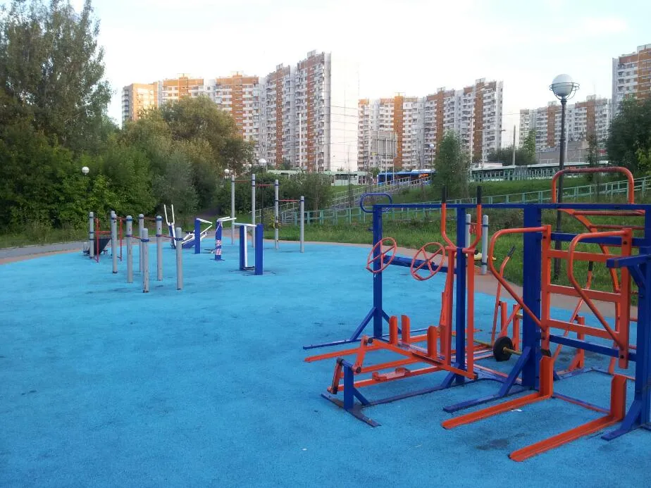 Air Walker la Calisthenics Park at Никулинская улица, Москва – fotografia 4 din 5