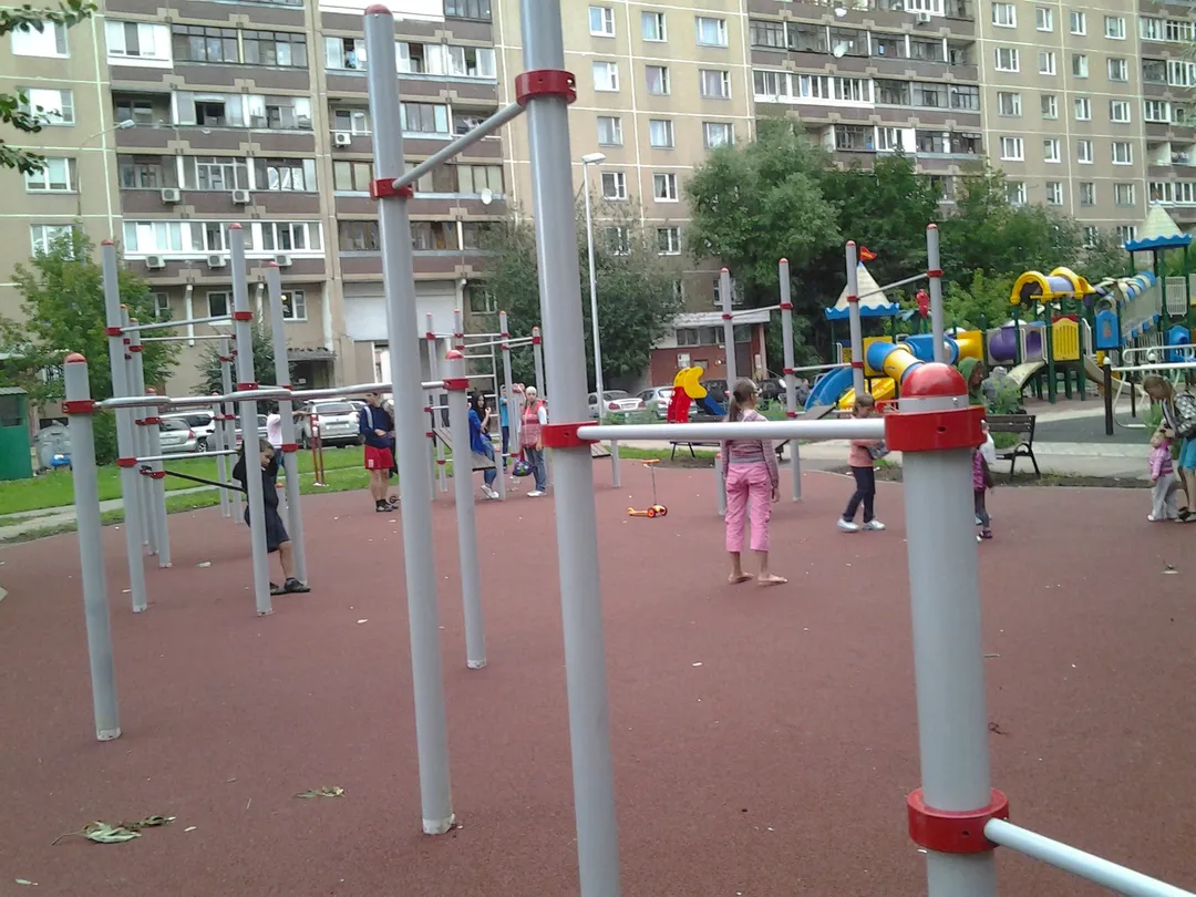 Bare paralele la Calisthenics Park at улица Проходчиков, Москва – fotografia 1 din 3