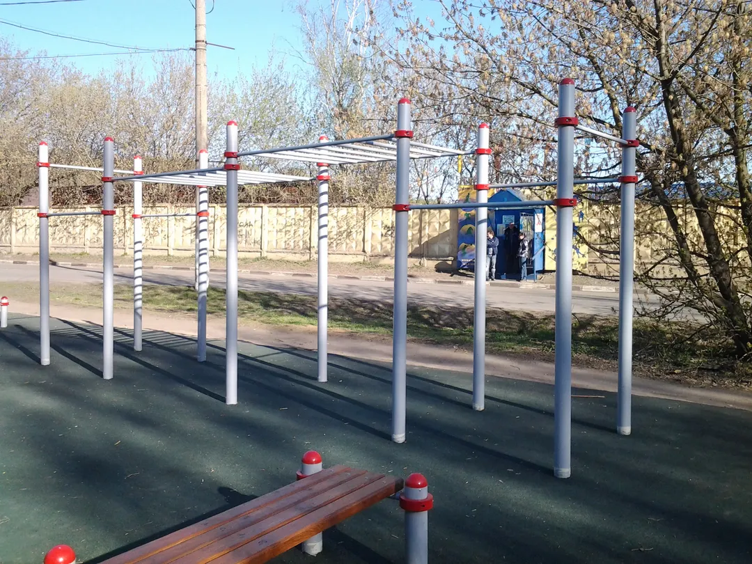 Бруси на майданчику Calisthenics Park at улица Заречье, Москва – фото 4 з 6