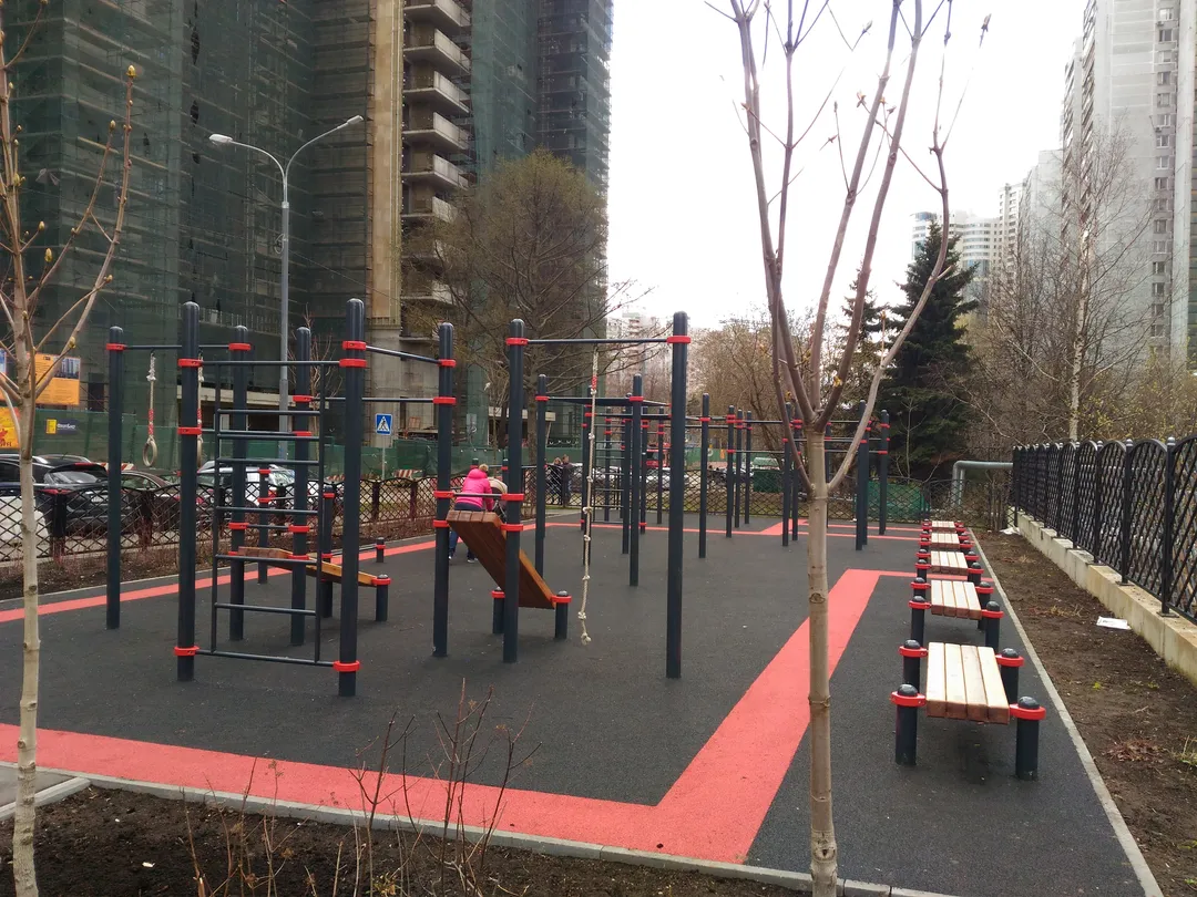 Barren bei Calisthenics Park at улица Эльдара Рязанова, Москва – Foto 1 von 4