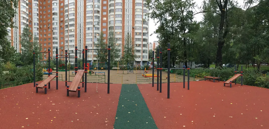 Sprossenwand bei Calisthenics Park at 15-я Парковая улица, Москва – Foto 2 von 5