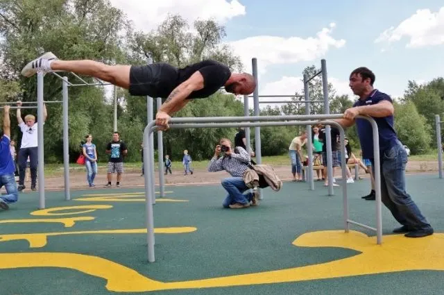 Outdoor Gym in Городок Водников, Омск