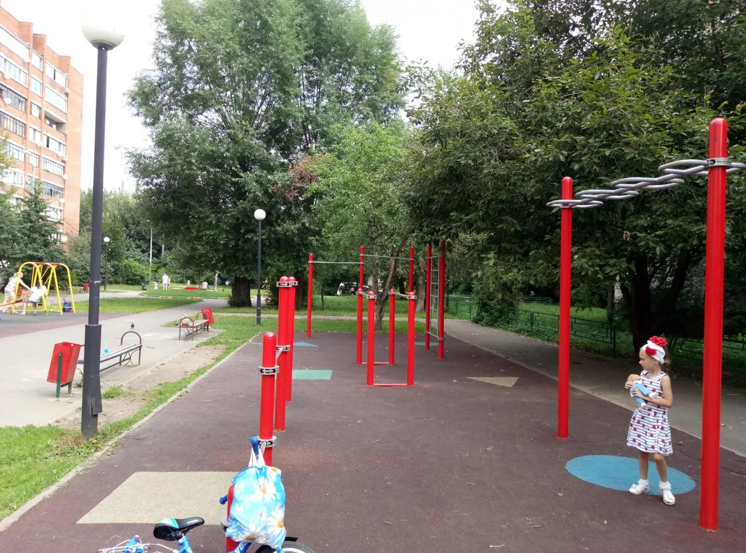 Sprossenwand bei Calisthenics Park at Вишнёвая улица, Химки – Foto 2 von 3