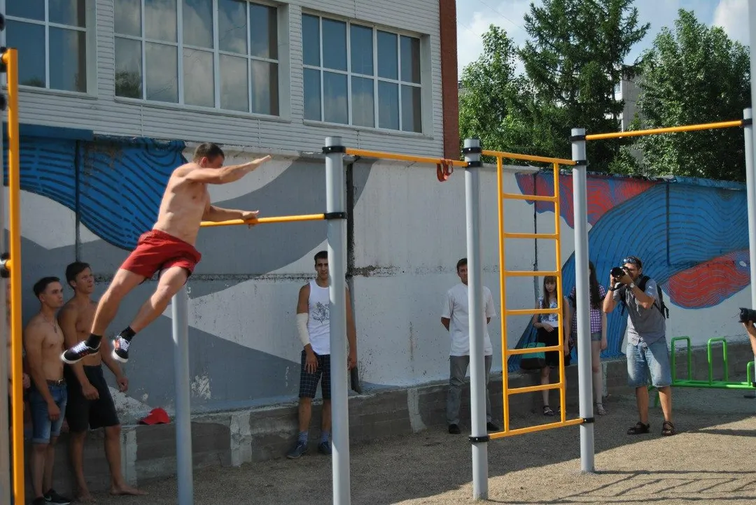 Barres de singe à Calisthenics Park at Парк спорта Алексея Смертина, Барнаул – photo 3 sur 5