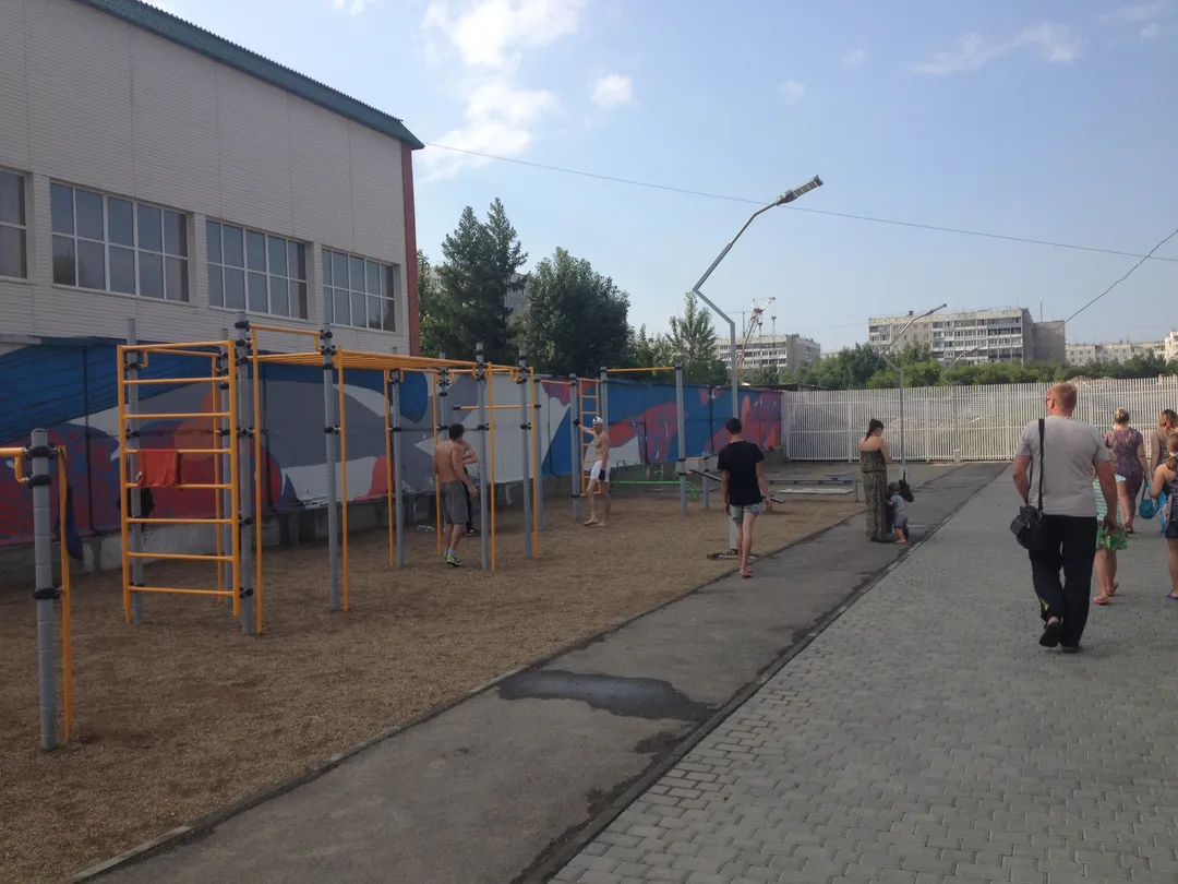 Espalier à Calisthenics Park at Парк спорта Алексея Смертина, Барнаул – photo 2 sur 5
