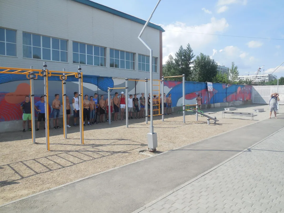 Barre de traction à Calisthenics Park at Парк спорта Алексея Смертина, Барнаул – photo 4 sur 5