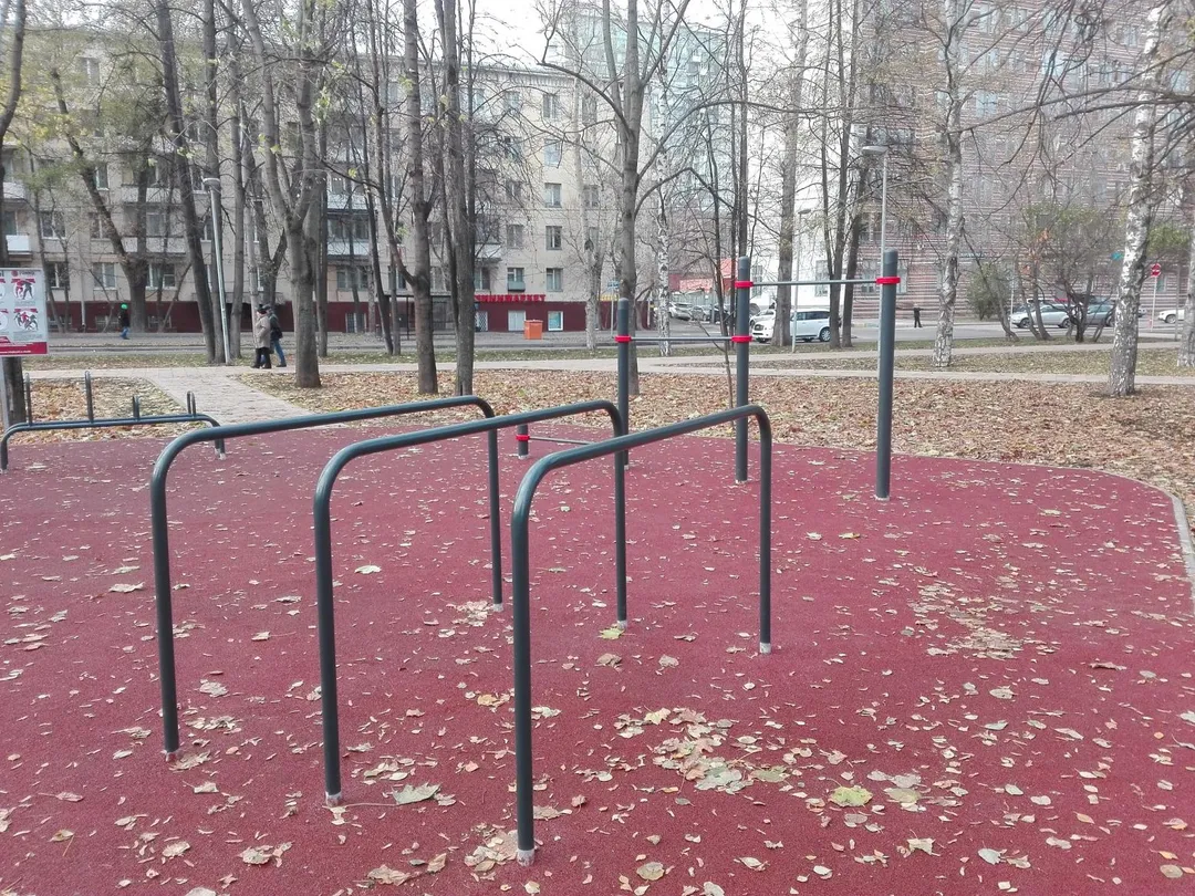 Barres parallèles à Calisthenics Park at бульвар Генерала Карбышева, Москва – photo 6 sur 9