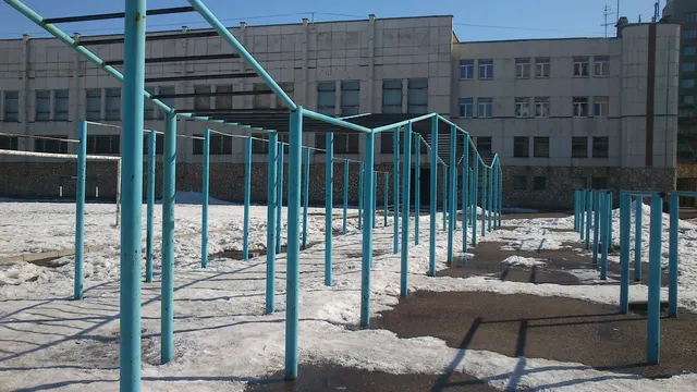 Calisthenics Park at Белокатайская улица, Уфа