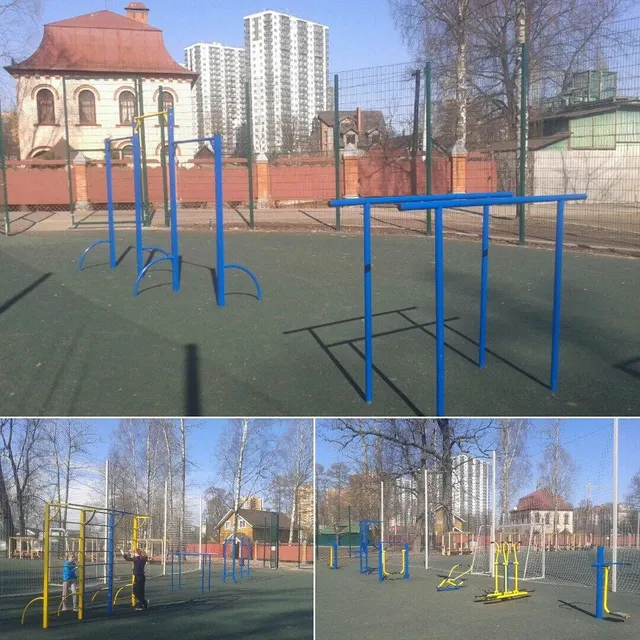 Calisthenics Park at Центральная улица, Мурино