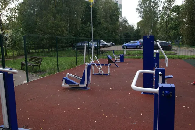 Calisthenics Park at улица Лётчика Полагушина, Зеленоград