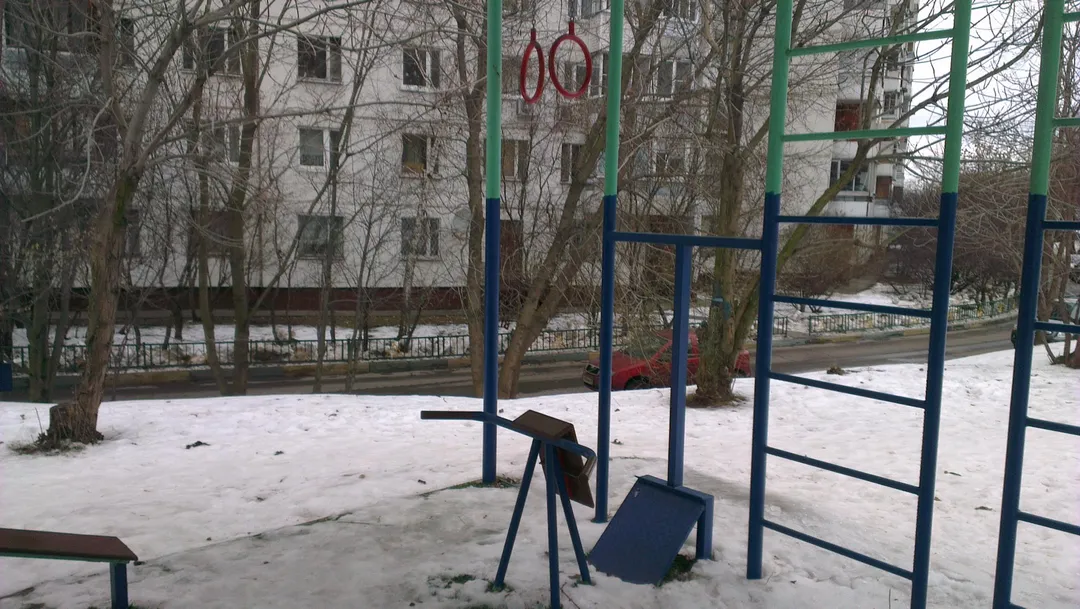 Bară de tracțiuni la Calisthenics Park at улица Крылатские Холмы, Москва – fotografia 4 din 6