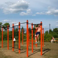 Calisthenics Park at Станционная улица, Дубна - thumbnail 4