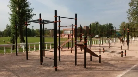 Лавка для преса на майданчику Calisthenics Park at Орбита, Дзержинский – фото 3 з 3
