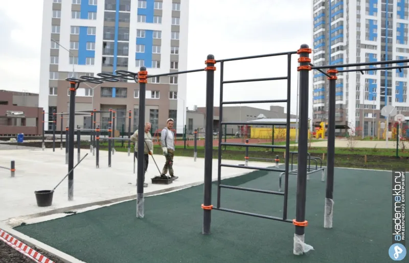 Monkey Bars la Calisthenics Park at улица Павла Шаманова, Екатеринбург – fotografia 2 din 3