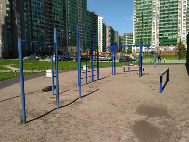 Calisthenics Park at улица Шувалова, Мурино