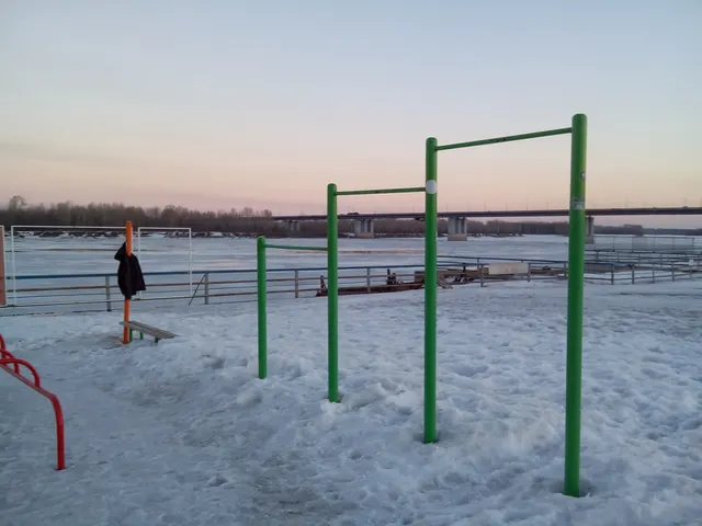 Calisthenics Park at Приречная улица, Барнаул
