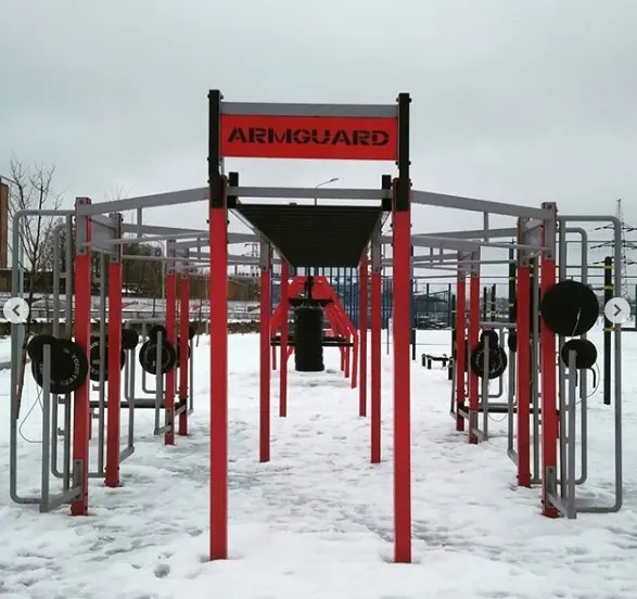 Calisthenics Park at Пролетарская набережная, Тула
