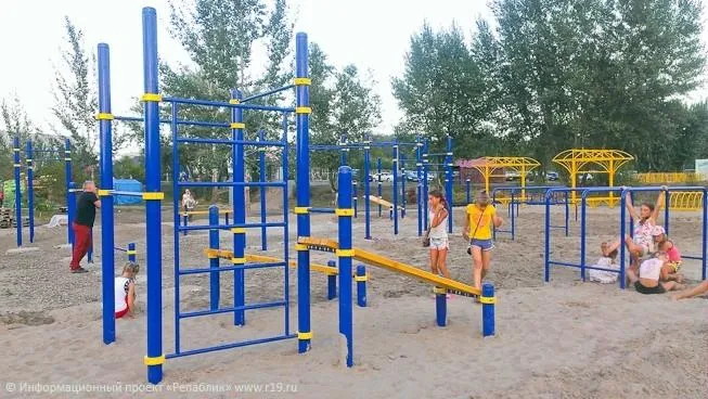 Шведская стенка на площадке Calisthenics Park at проспект Дружбы Народов, Абакан – фото 2 из 3