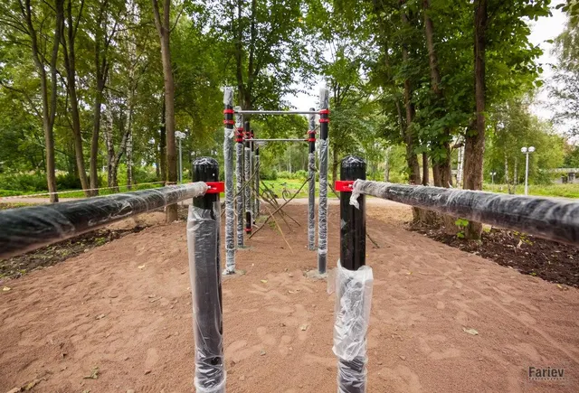 Calisthenics Park at Октябрьская улица, Олонец