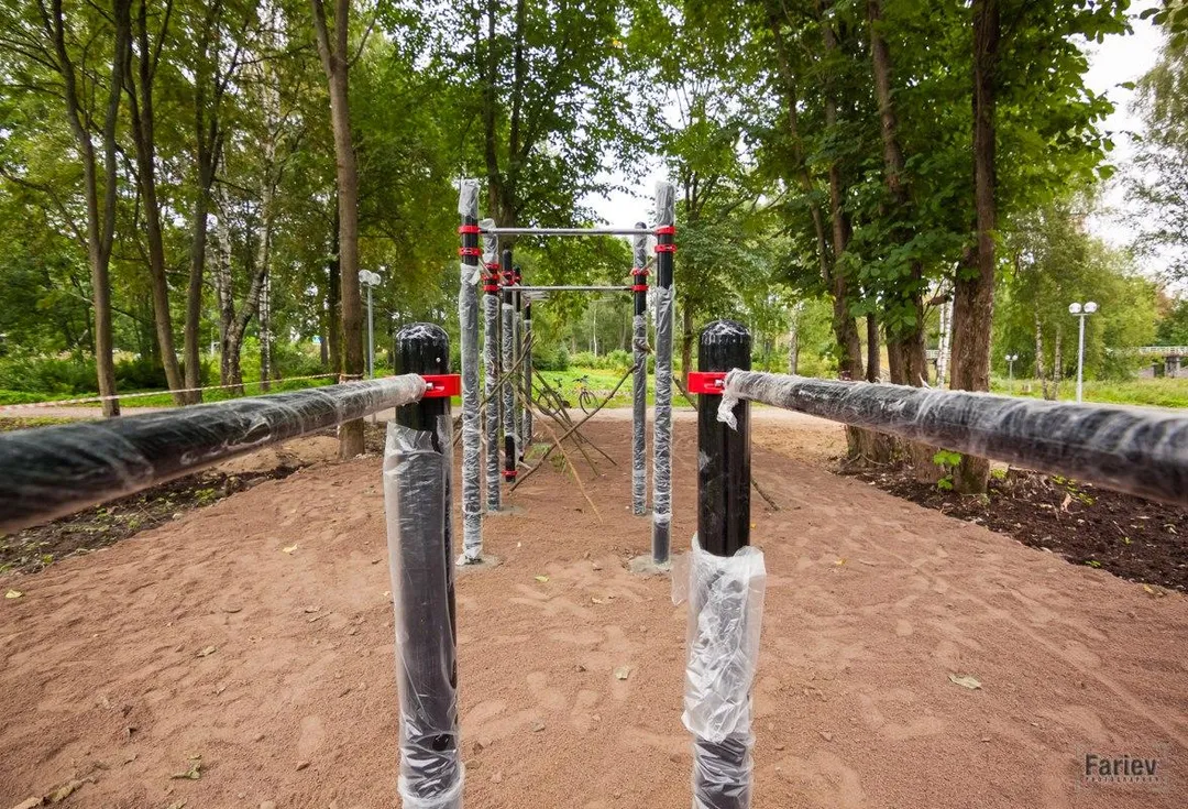 Шведська стінка на майданчику Calisthenics Park at Октябрьская улица, Олонец – фото 1 з 5