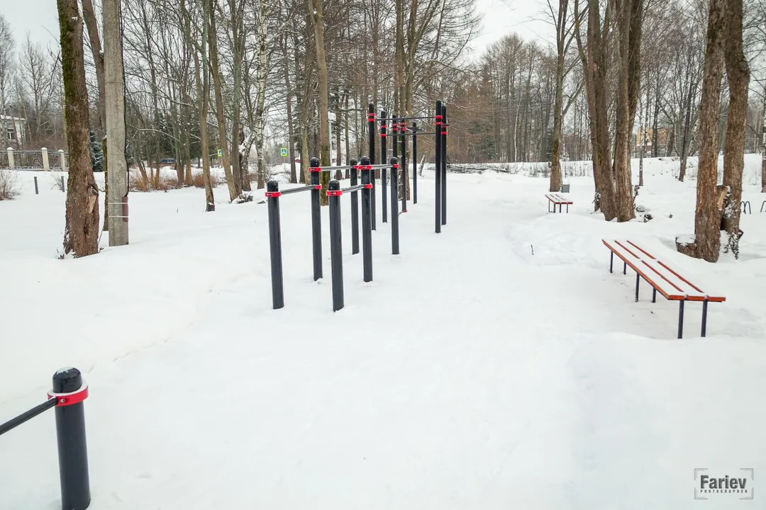 Турнік на майданчику Calisthenics Park at Октябрьская улица, Олонец – фото 3 з 5