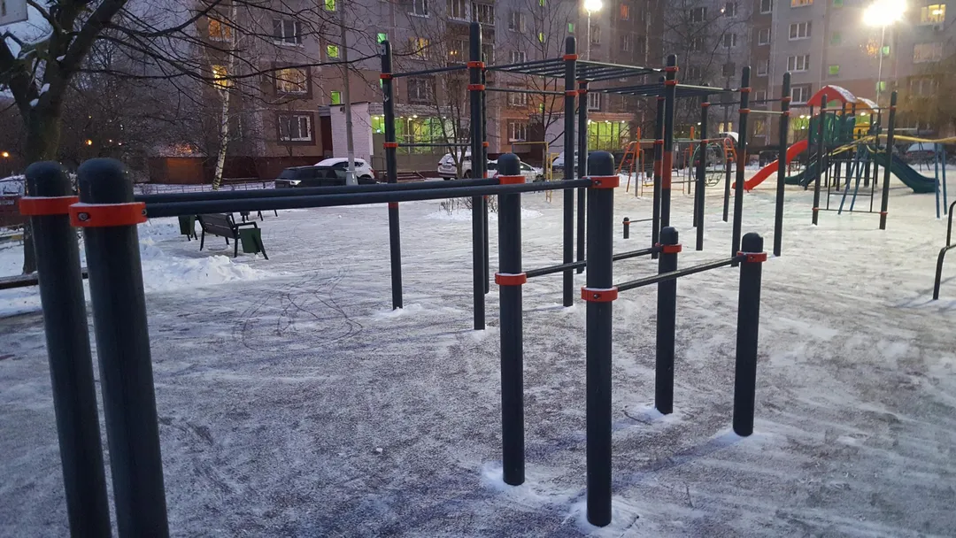 Barres de singe à Calisthenics Park at Ратная улица, Москва – photo 3 sur 3