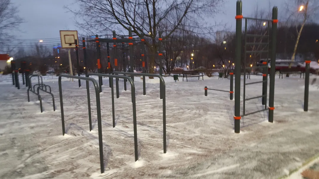 Espalier à Calisthenics Park at Ратная улица, Москва – photo 2 sur 3