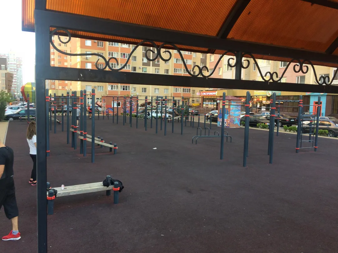 Maniglie per piegamenti presso Calisthenics Park at улица Тухачевского, Ставрополь #wp1690 – foto 2 di 4