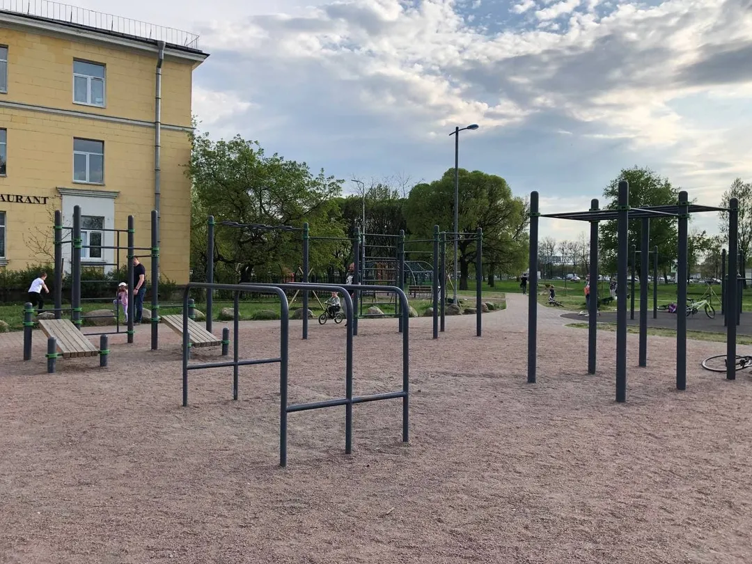 Push Up Bar at Calisthenics Park at Пулковское шоссе, Санкт-Петербург – photo 2 of 7