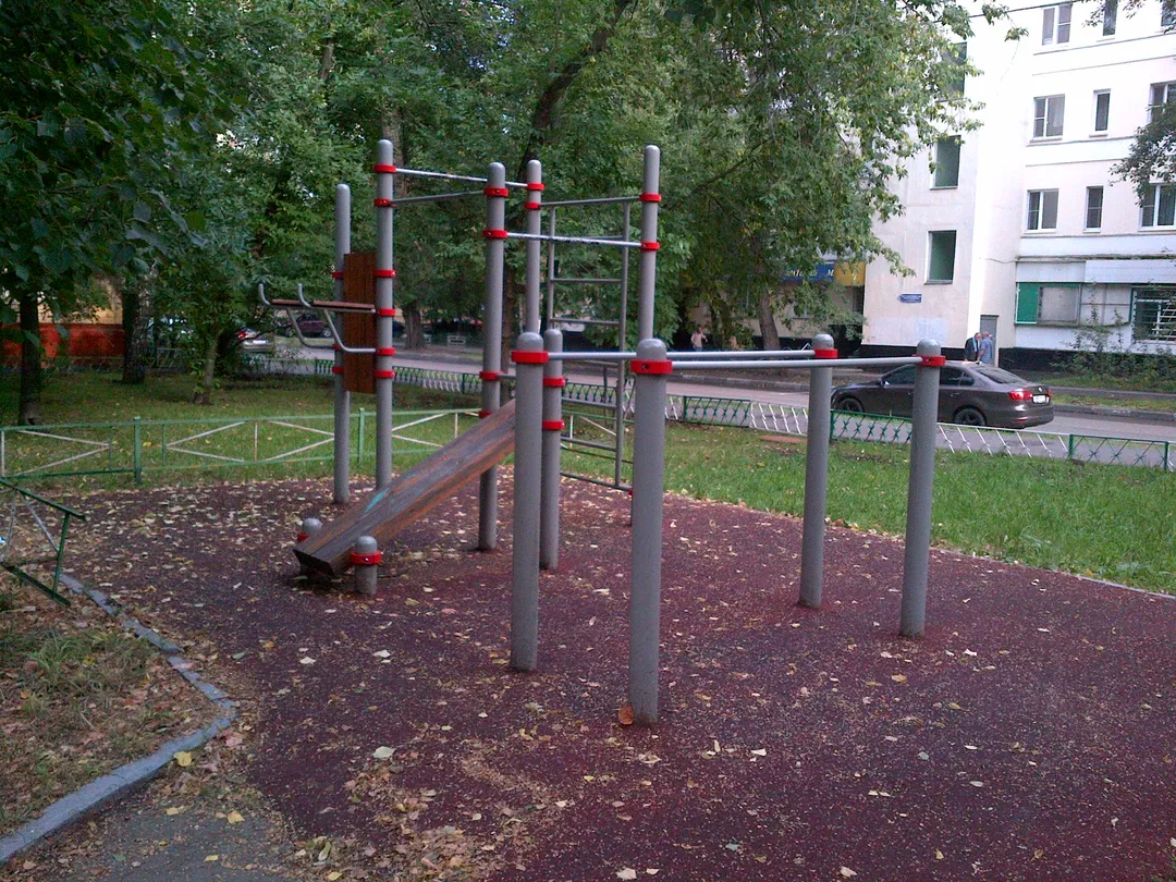 Bare paralele la Calisthenics Park at улица Лестева, Москва – fotografia 1 din 2