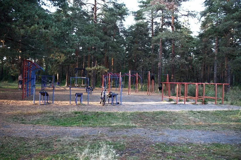 Бруси на майданчику Calisthenics Park at Лесопарковая улица, Челябинск #wp1723 – фото 1 з 5