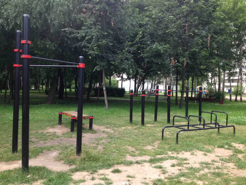 Monkey Bars la Calisthenics Park at Хибинский переулок, Москва – fotografia 3 din 5