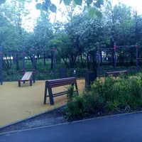 Calisthenics Park at проезд Олимпийской Деревни, Москва #wp1730 - thumbnail 1