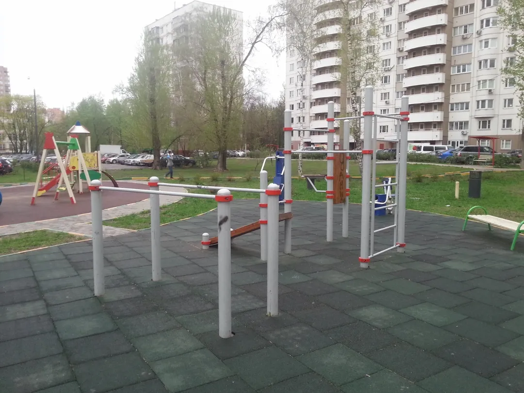 Bare paralele la Calisthenics Park at улица Юных Ленинцев, Москва – fotografia 1 din 2