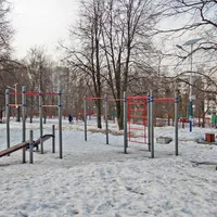 Calisthenics Park at Чертановская улица, Москва #wp1734 - thumbnail 2