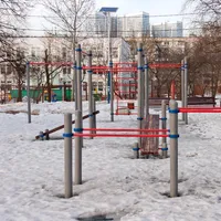 Calisthenics Park at Чертановская улица, Москва #wp1734 - thumbnail 1