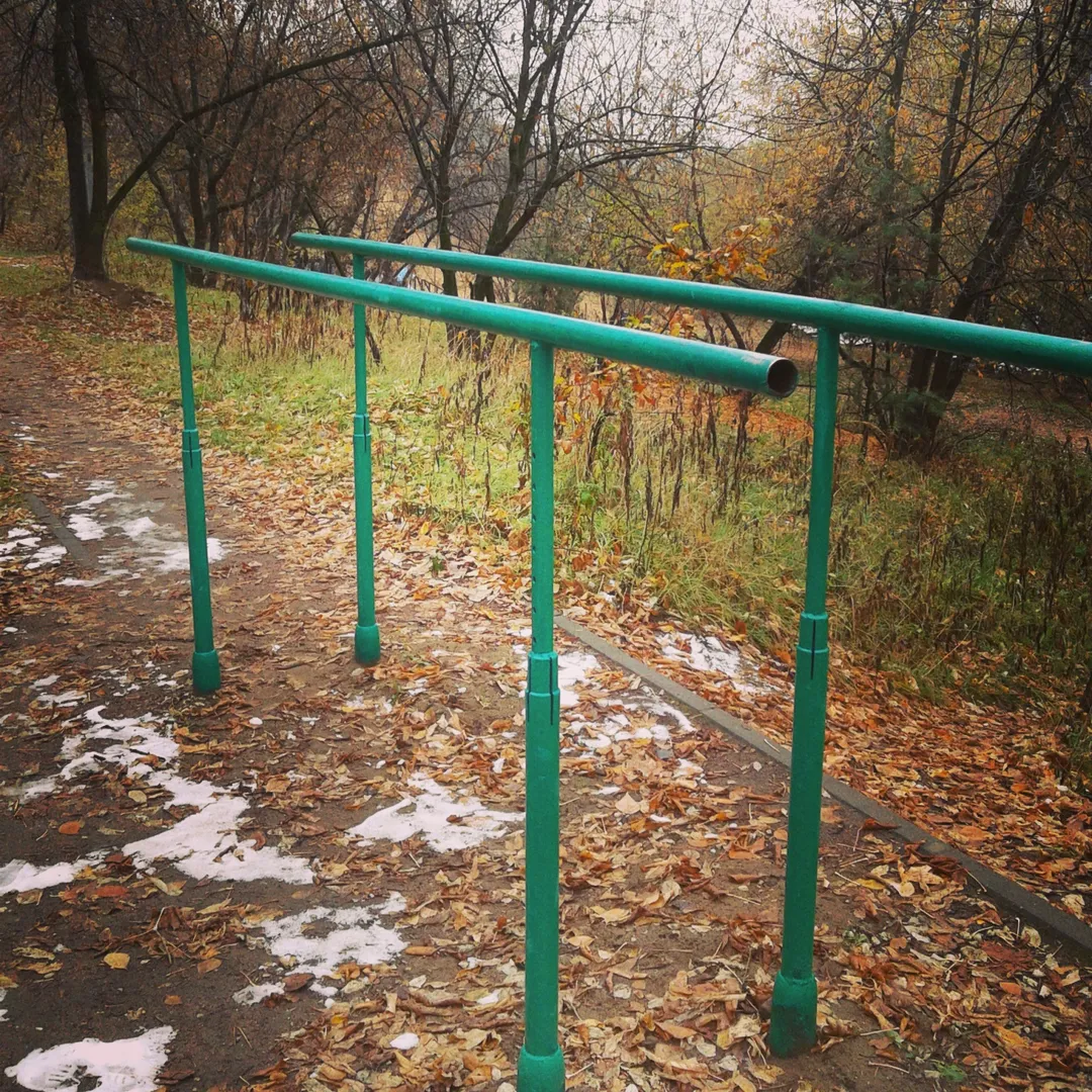 Banc de développé couché à Calisthenics Park at Живописная улица, Москва – photo 5 sur 6