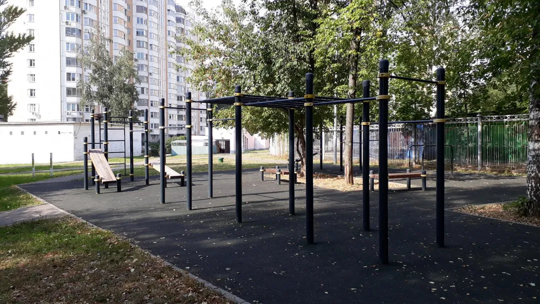 Pull Up Bar at Calisthenics Park at Смольная улица, Москва – photo 7 of 9