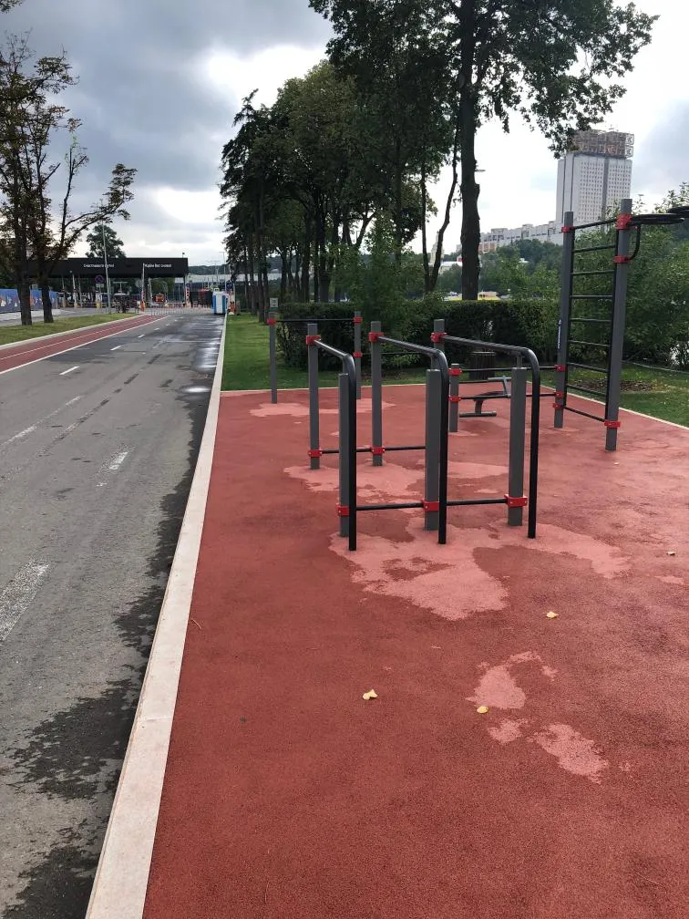 Spalier la Calisthenics Park at Лужнецкая набережная, Москва – fotografia 6 din 7