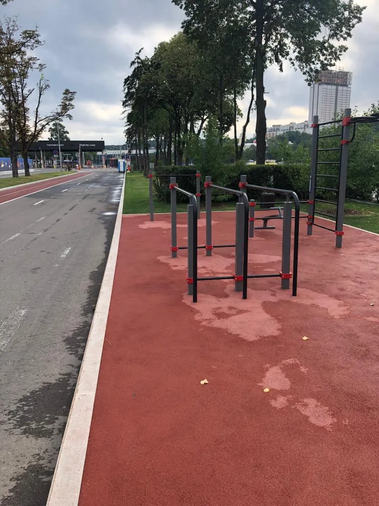 Bare paralele la Calisthenics Park at Лужнецкая набережная, Москва – fotografia 5 din 7