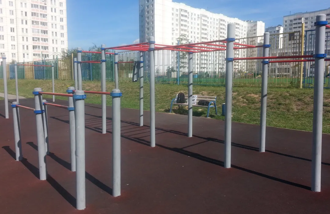 Barres de singe à Calisthenics Park at Дмитровское шоссе (дублёр), Москва – photo 2 sur 4