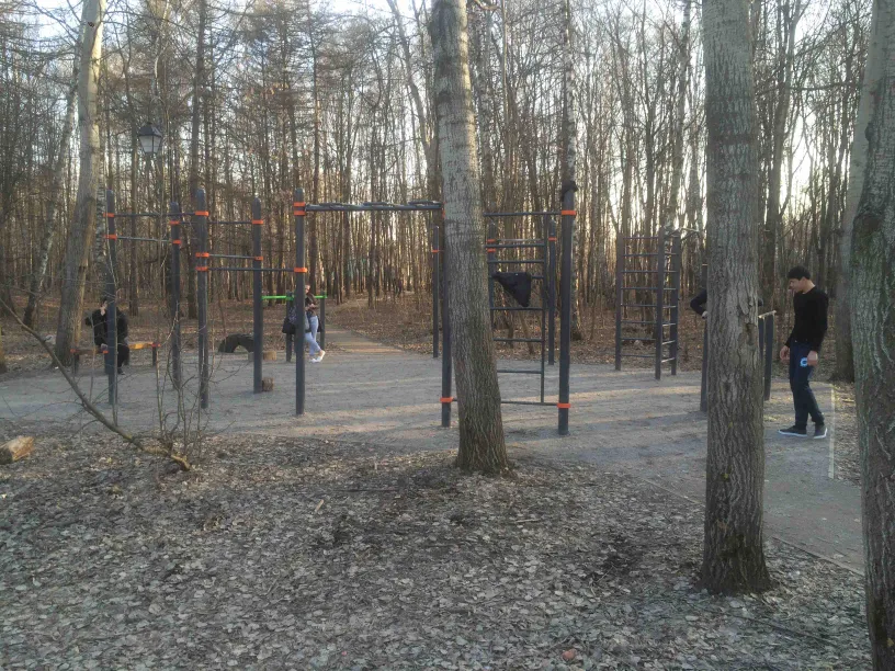 Bare paralele la Calisthenics Park at 2-й Лучевой просек, Москва – fotografia 1 din 2