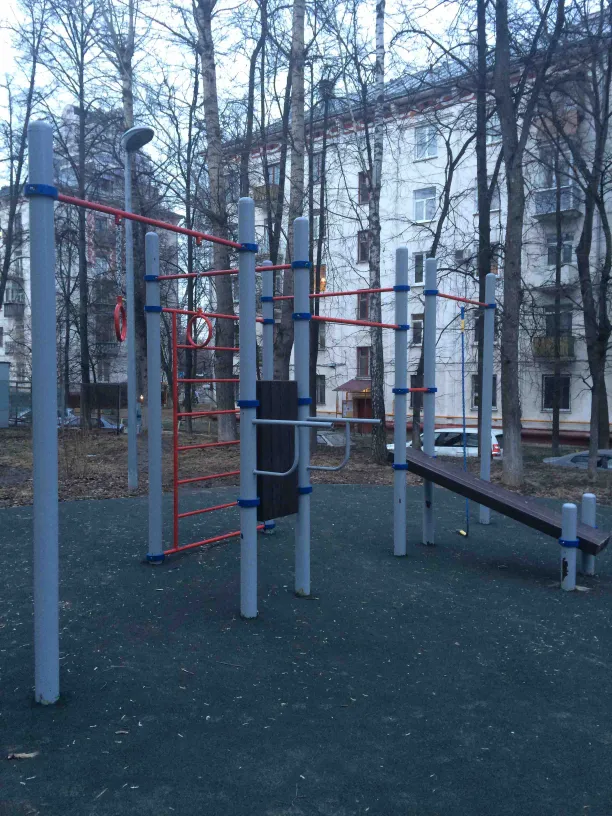 Spalliera presso Calisthenics Park at улица Расплетина, Москва – foto 2 di 3