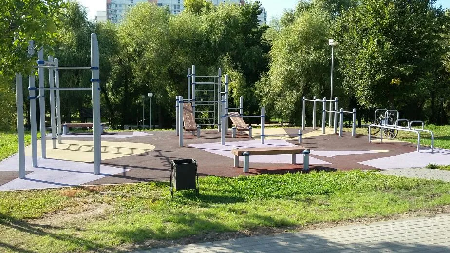 Barres parallèles à Calisthenics Park at Братеевский проезд, Москва – photo 1 sur 2