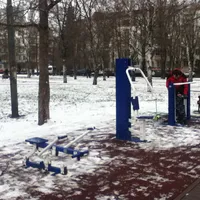 Calisthenics Park at бульвар Генерала Карбышева, Москва #wp1779 - thumbnail 3