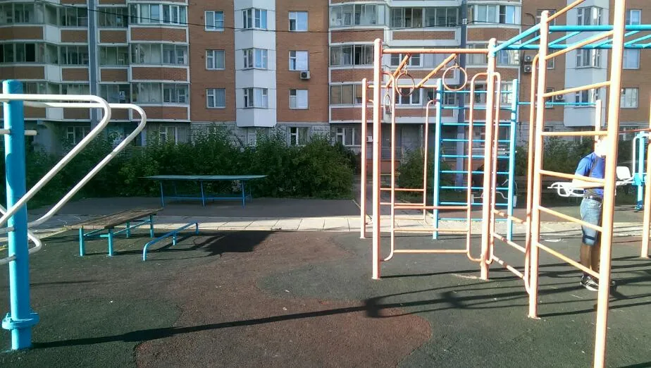 Бруси на майданчику Calisthenics Park at проектируемый проезд № 6263, Москва – фото 1 з 3