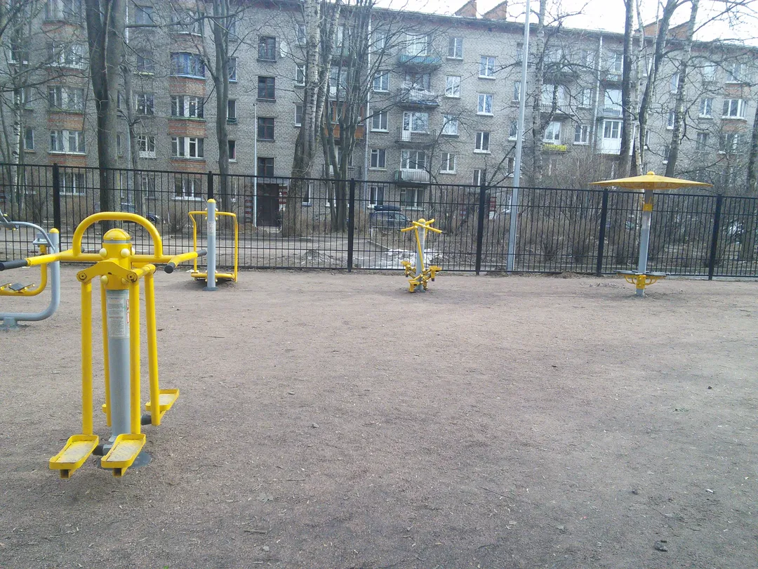 Sbarra per trazioni presso Calisthenics Park at Павловская улица, Санкт-Петербург – foto 6 di 8