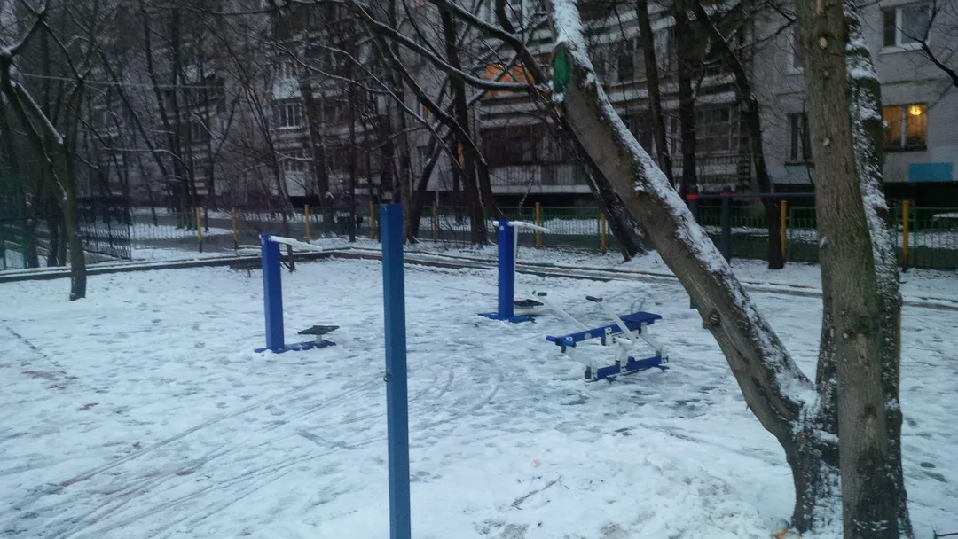 Bare paralele la Calisthenics Park at Уссурийская улица, Москва – fotografia 2 din 2